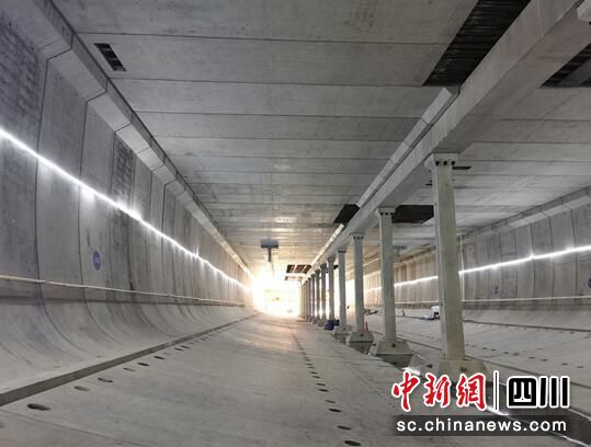 深圳地铁13号线市中医院站装配式预制拼装站点。水电七局供图