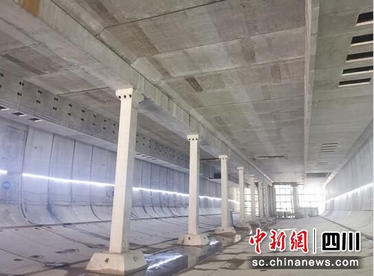 深圳地铁6号线二期华夏站装配式预制拼装站点。水电七局供图